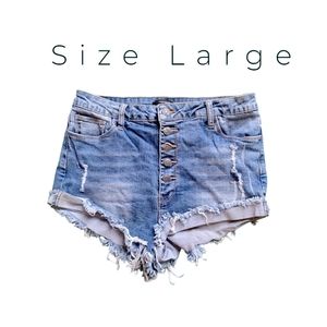 Women’s Jean Shorts | Size Large